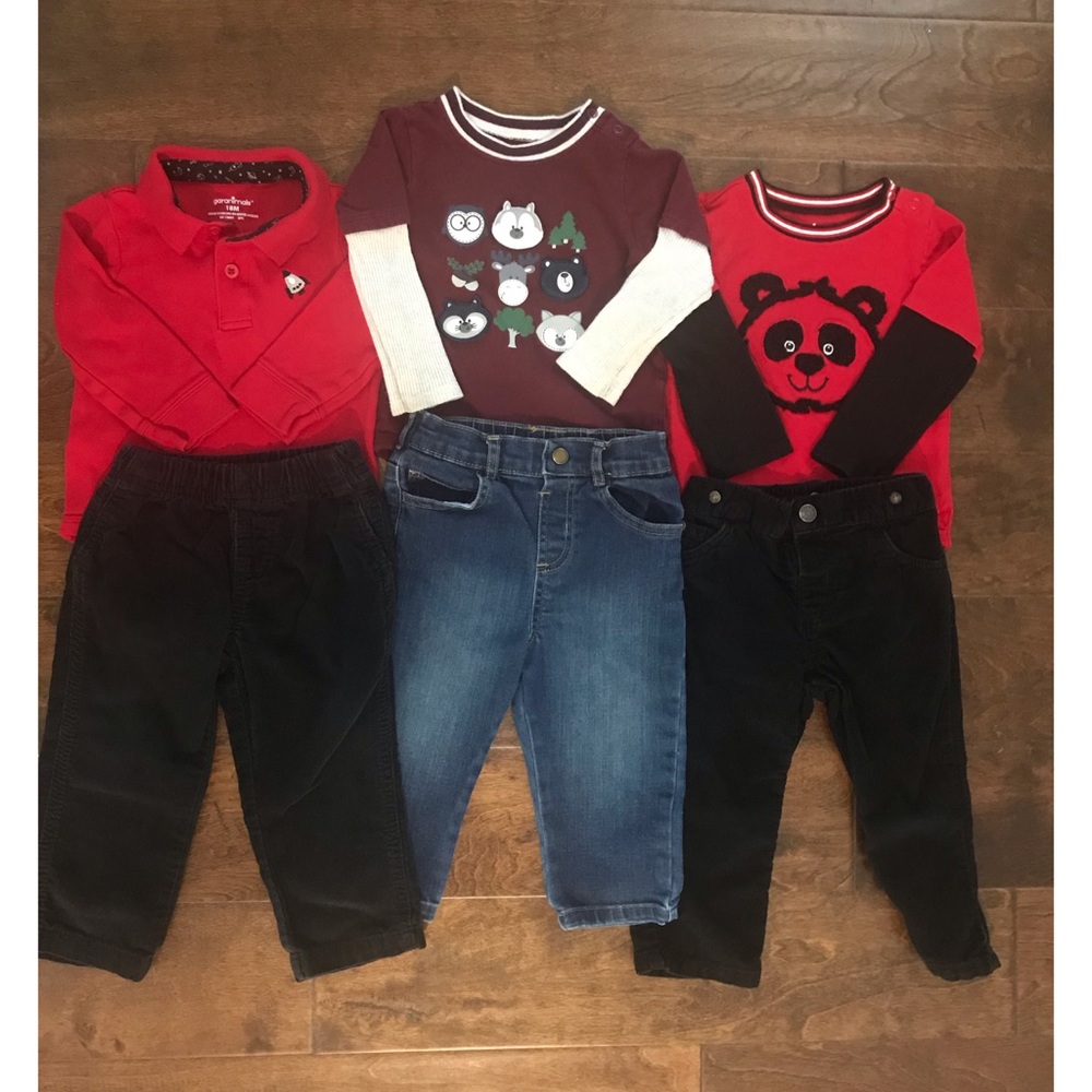 Three- 2 pc sets, Shirts & Pants